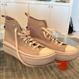 Converse Women's High-Top Sneakers - Cream